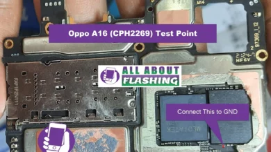 Oppo A16 CPH2269 Test Point